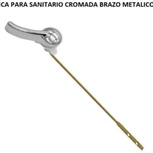 PALANCA PARA SANITARIO CROMADA BRAZO METALICO 9568