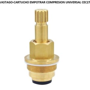 VASTAGO-CARTUCHO EMPOTRAR COMPRESION UNIVERSAL CEC27