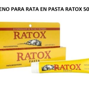 VENENO PARA RATA EN PASTA RATOX 50 GRS