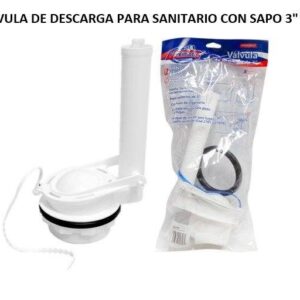 VALVULA DE DESCARGA PARA SANITARIO CON SAPO 3" 2701