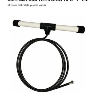 ANTENA PARA TELEVISION TIPO "T" 2M ATPVC-2