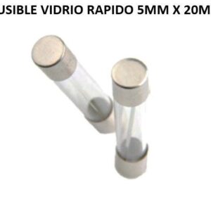 FUSIBLE VIDRIO RAPIDO 5MM X 20MM