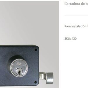 CERRADURA DE SOBREPONER IZQUIERDA KW775L