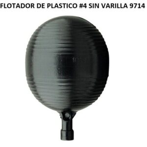 FLOTADOR DE PLASTICO #4 SIN VARILLA 9714