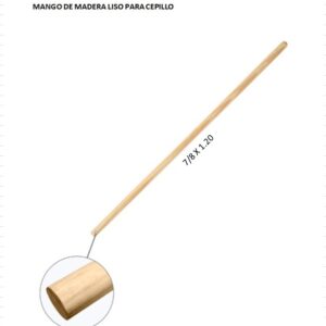 MANGO DE MADERA LISO PARA CEPILLO 7/8 X 1.20