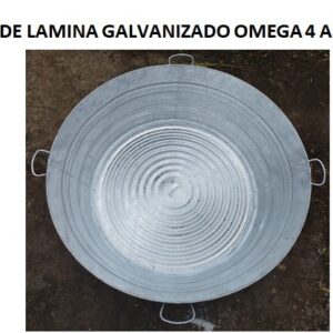 BAÑO DE LAMINA GALVANIZADO OMEGA 4 ASAS #7