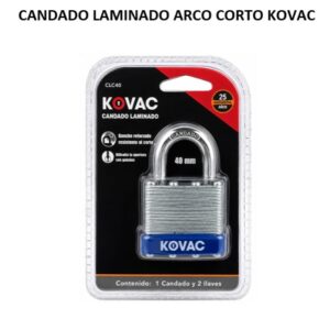 CANDADO LAMINADO ARCO CORTO KOVAC