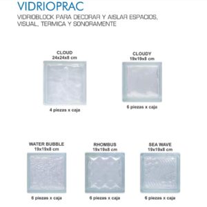 VIDRIOBLOCK PARA DECORAR (VIDRIOPRAC)