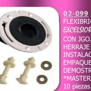 BRIDA FLEXIBLE 4" C/JGO HERRAJES PARA INSTALACION 02-099
