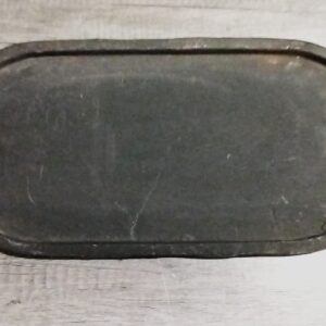 COMAL DE FIERRO OVALADO PARA 2 QUEMADORES