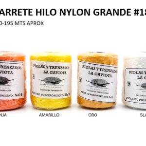 CARRETE HILO NYLON GRANDE #18
