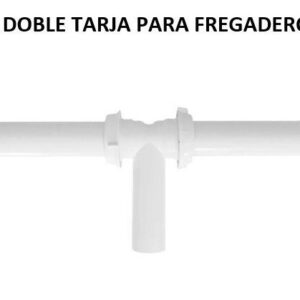 SALIDA DOBLE TARJA PARA FREGADERO 2240