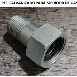 NIPLE GALVANIZADO PARA MEDIDOR DE GAS