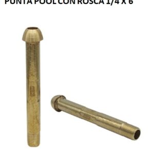 PUNTA POOL CON ROSCA 1/4 X 6 PPR06