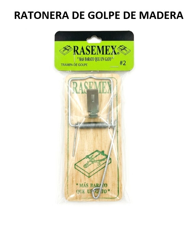 RATONERA DE GOLPE DE MADERA