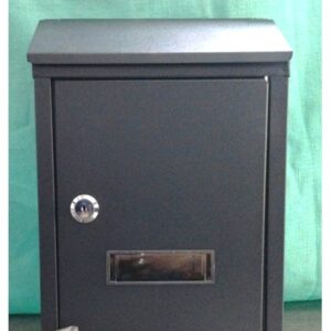 BUZON DE LAMINA CON CHAPA Y LLAVE con kit de instalacion