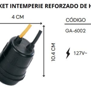 SOCKET INTERPERIE REFORZADO DE HULE GA6002