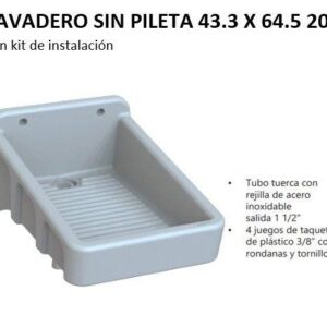 LAVADERO SIN PILETA 43.3 X 64.5 2032