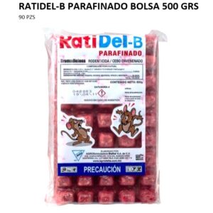 RATIDEL-B PARAFINADO BOLSA 500 GRS 90 PZS