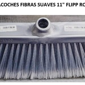 CEPILLO LAVACOCHES FIBRAS SUAVES 11" FLIPP ROSCA 7/8