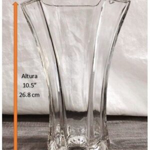 FLORERO DE CRISTAL ALTO 26.8 CM