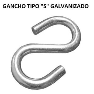 GANCHO TIPO "S" GALVANZADO