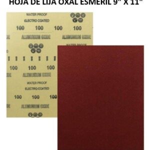 HOJA DE LIJA OXAL ESMERIL