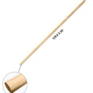 MANGO DE MADERA LISO PARA CORTINERO 7/8 X 2.50 PRIMERA