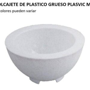 MOLCAJETE DE PLASTICO GRUESO PLASVIC MED.