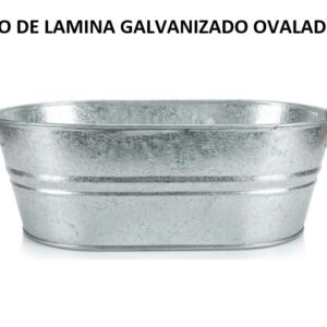 BAÑO DE LAMINA GALVANIZADO OVALADO #0