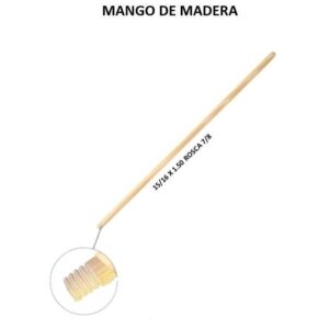 MANGO DE MADERA 15/16 X 1.50 ROSCA 7/8