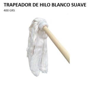 TRAPEADOR DE HILO BLANCO SUAVE 400 GRS