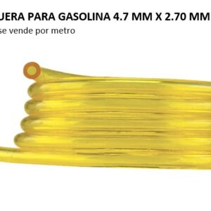 MANGUERA PARA GASOLINA 4.7 MM X 2.70 MM 50 MTS