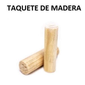 TAQUETE DE MADERA