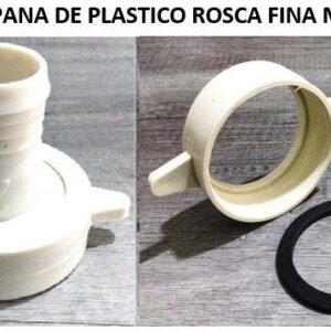TUERCA-CAMPANA DE PLASTICO ROSCA FINA MOVIBLE 3 X 2