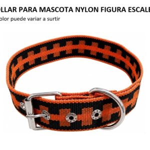 COLLAR PARA MASCOTA NYLON FIGURA ESCALERA