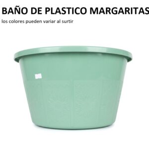 BAÑO DE PLASTICO MARGARITAS