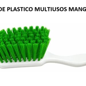 CEPILLO DE PLASTICO MULTIUSOS MANGO CORTO OLIMPIA