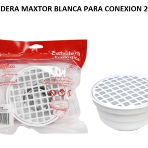 COLADERA MAXTOR BLANCA PARA CONEXION 2,3 Y 4" 2259B